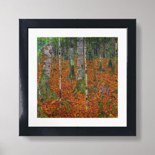 Gustav Klimt - Birch Wood Framed Art