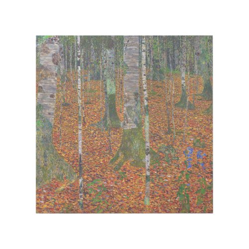Gustav Klimt _ Birch Wood Gallery Wrap