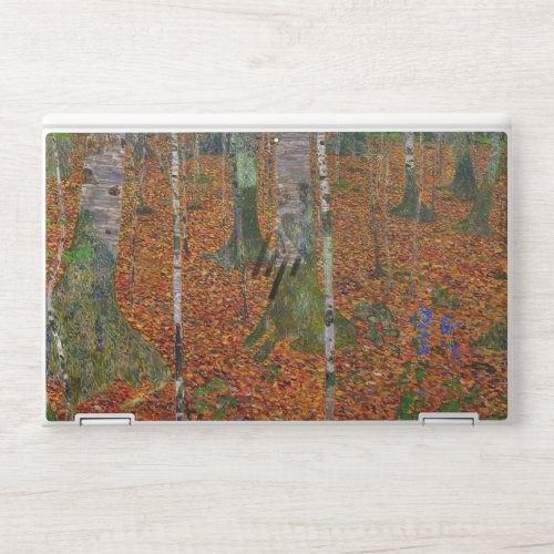Gustav Klimt _ Birch Wood HP Laptop Skin