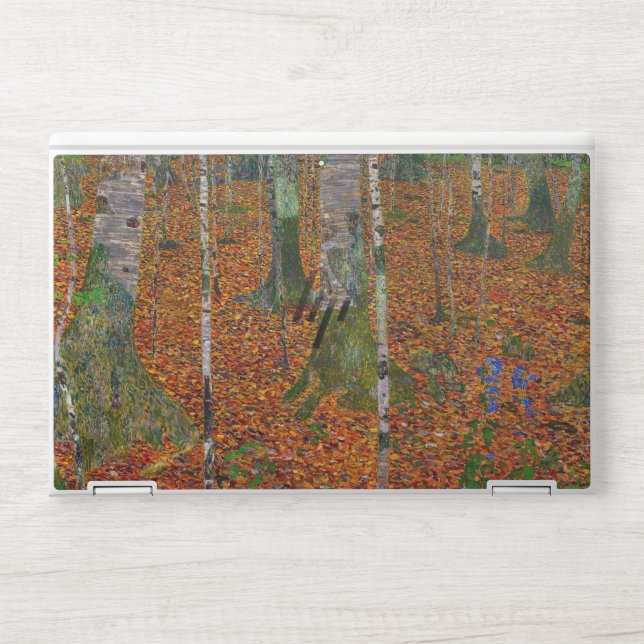Gustav Klimt - Birch Wood HP Laptop Skin (Front)