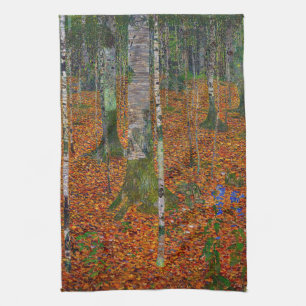 Gustav Klimt - Birch Wood Kitchen Towel