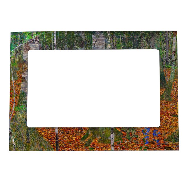 Gustav Klimt - Birch Wood Magnetic Frame (Front)