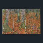 Gustav Klimt - Birch Wood Placemat<br><div class="desc">Birch Wood - Gustav Klimt,  Oil on Canvas,  1903</div>