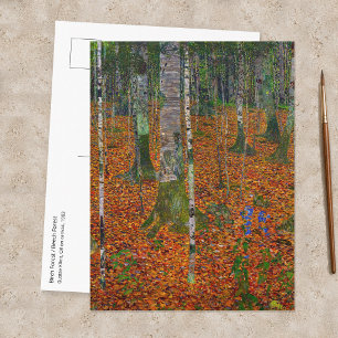 Gustav Klimt - Birch Wood Postcard