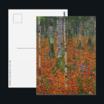 Gustav Klimt - Birch Wood Postcard<br><div class="desc">Birch Wood - Gustav Klimt,  Oil on Canvas,  1903</div>