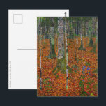 Gustav Klimt - Birch Wood Postcard<br><div class="desc">Birch Wood - Gustav Klimt,  Oil on Canvas,  1903</div>