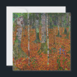 Gustav Klimt - Birch Wood Thank You Card<br><div class="desc">Birch Wood - Gustav Klimt,  Oil on Canvas,  1903</div>