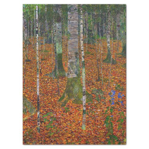 Gustav Klimt _ Birch Wood Tissue Paper