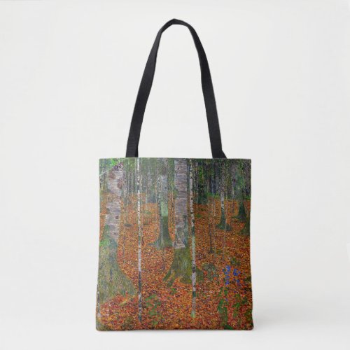 Gustav Klimt _ Birch Wood Tote Bag