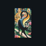 Gustav Klimt Black Cat In a Flower Garden, Cat Art Canvas Print<br><div class="desc">A black cat, fur gleaming in the sunlight, sits regally amidst a field of colorful wildflowers. Curiosity fills the eyes of a black cat perched in a meadow bursting with vibrant blooms. Gustav Klimt (1862-1918) was a prominent Austrian symbolist painter and a leading figure in the Vienna Secession movement. Here's...</div>