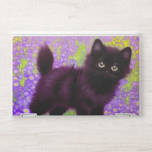 Gustav Klimt Black Kitten HP Laptop Skin