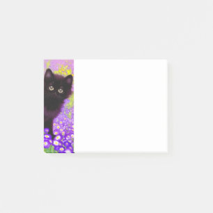 Gustav Klimt Black Kitten Post-it Notes