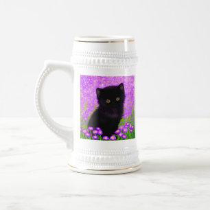 Gustav Klimt Cat Beer Stein