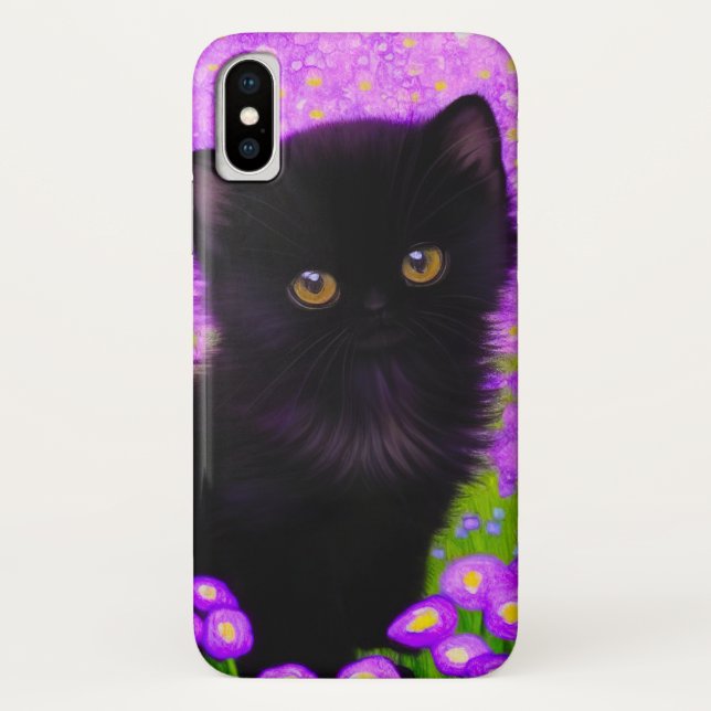 Gustav Klimt Cat Case-Mate iPhone Case (Back)