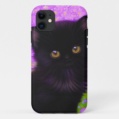 Gustav Klimt Cat iPhone 11 Case