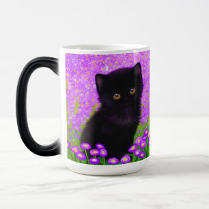 Gustav Klimt Cat Color Morph Mug