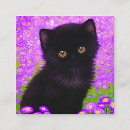 Gustav Klimt Cat Enclosure Card