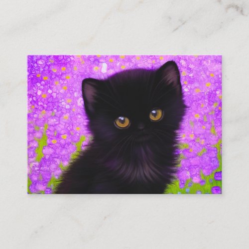 Gustav Klimt Cat Enclosure Card