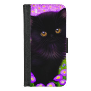 Gustav Klimt Cat iPhone 8/7 Wallet Case