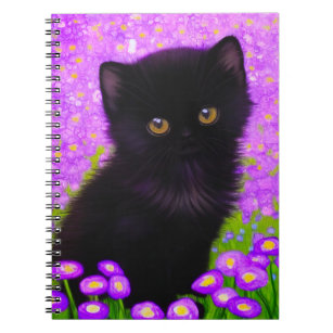 Cute Cat Drawing, My cat inspires me, storybook Notebook, Zazzle