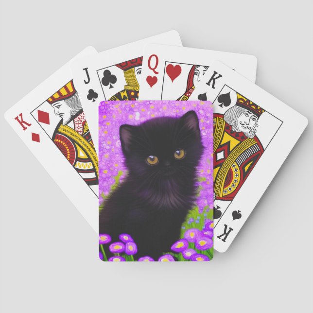 Gustav Klimt Cat Poker Cards (Back)