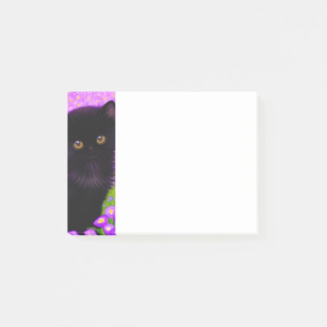 Gustav Klimt Cat Post-it Notes (Front)