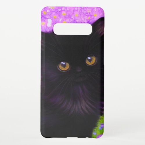 Gustav Klimt Cat Samsung Galaxy S10 Case
