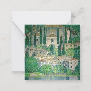 Gustav Klimt - Church in Cassone Note Card