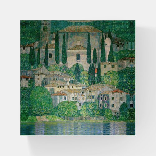 Gustav Klimt _ Church in Cassone Paperweight