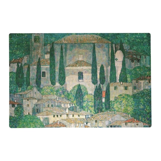 Gustav Klimt - Church in Cassone Placemat (Front)