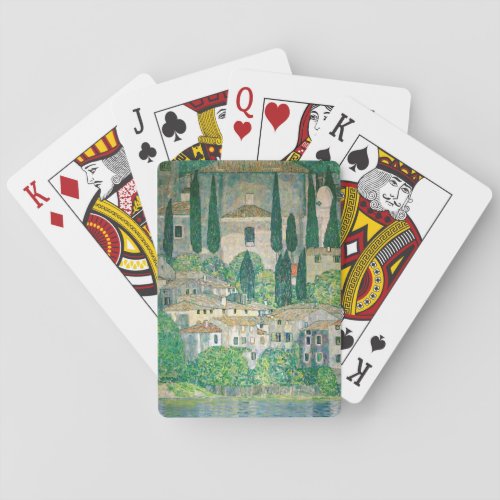 Gustav Klimt _ Church in Cassone Poker Cards