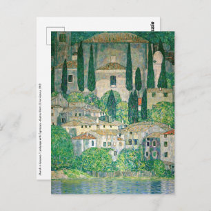 Gustav Klimt - Church in Cassone Postcard