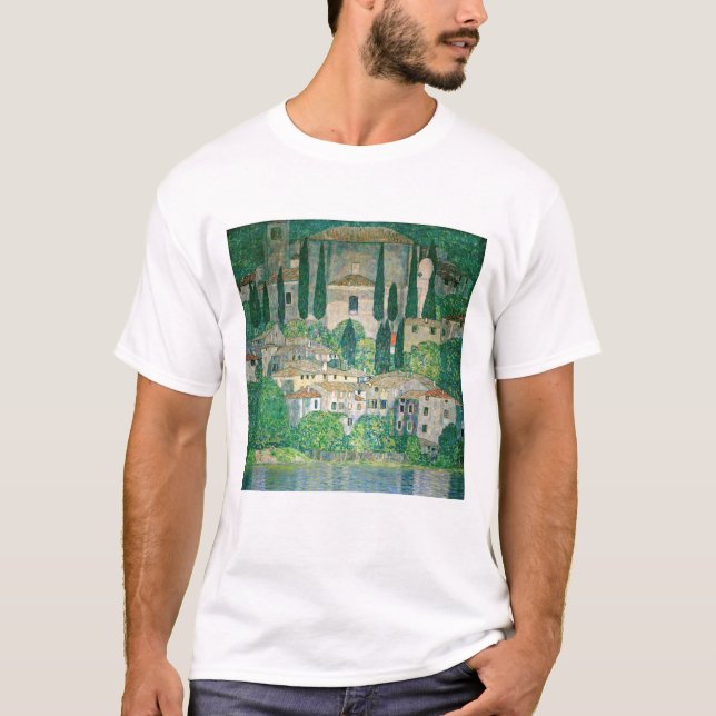 Gustav Klimt - Church in Cassone T-Shirt (Front)