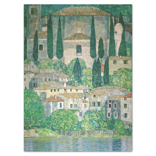 Gustav Klimt _ Church in Cassone Tissue Paper