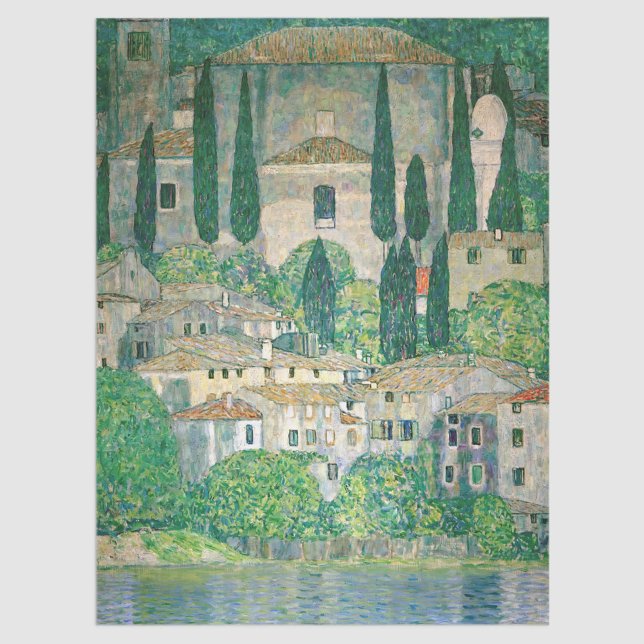 Gustav Klimt - Church in Cassone Tissue Paper (Creator Uploaded)