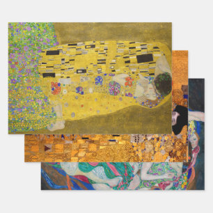Gustav Klimt Collection, Decoupage Wrapping Paper Sheets