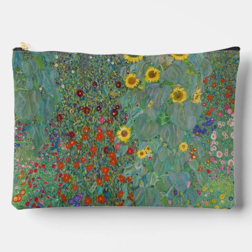 Gustav Klimt _ Country Garden with Sunflowers Accessory Pouch