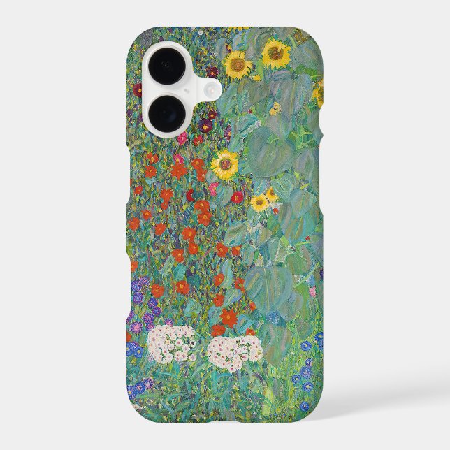 Gustav Klimt - Country Garden with Sunflowers Case-Mate iPhone Case (Back)