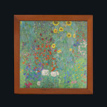 Gustav Klimt - Country Garden with Sunflowers Desk Organizer<br><div class="desc">Country Garden with Sunflowers / Farm Garden with Sunflowers - Gustav Klimt in 1905-1906</div>
