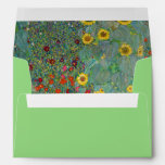 Gustav Klimt - Country Garden with Sunflowers Envelope