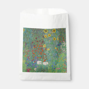 Gustav Klimt - Country Garden with Sunflowers Favor Bag