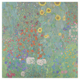 Gustav Klimt - Country Garden with Sunflowers Gallery Wrap
