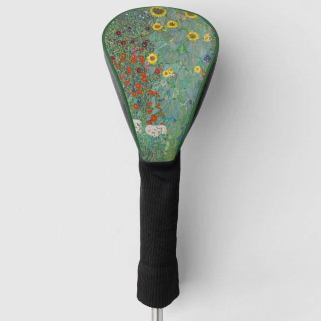 Gustav Klimt - Country Garden with Sunflowers Golf Head Cover (Front)