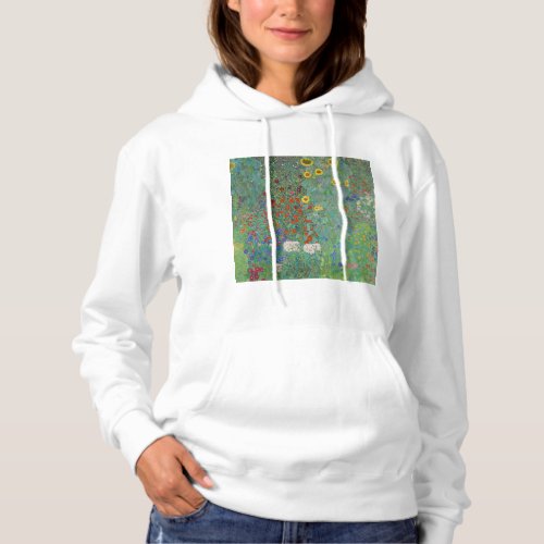 Gustav Klimt _ Country Garden with Sunflowers Hoodie