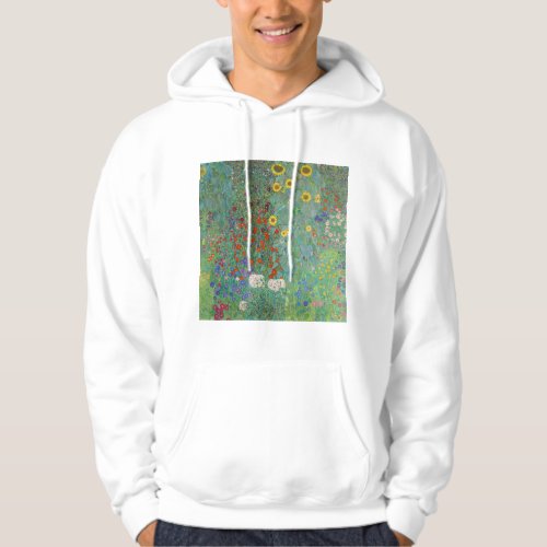 Gustav Klimt _ Country Garden with Sunflowers Hoodie