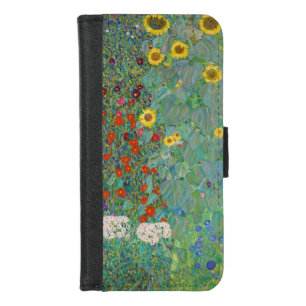 Gustav Klimt - Country Garden with Sunflowers iPhone 8/7 Wallet Case