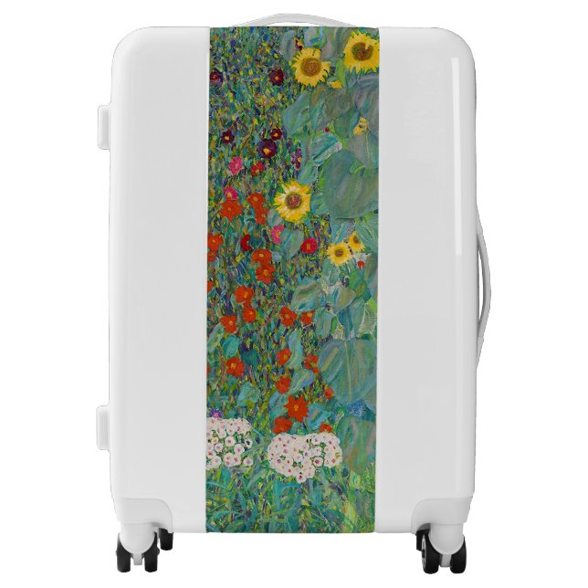 Gustav Klimt - Country Garden with Sunflowers Luggage (Front)