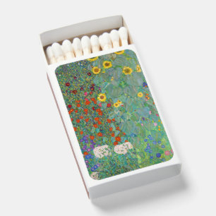 Gustav Klimt - Country Garden with Sunflowers Matchboxes