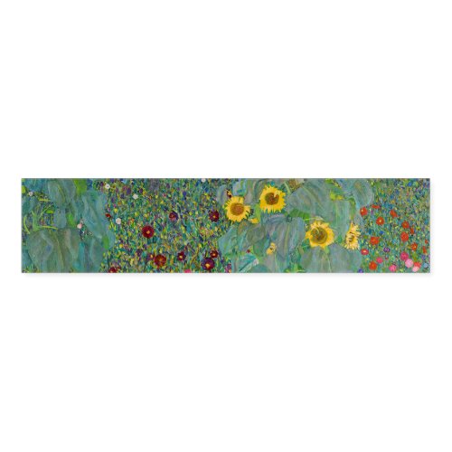 Gustav Klimt _ Country Garden with Sunflowers Napkin Bands