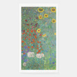 Gustav Klimt - Country Garden with Sunflowers Paper Guest Towels